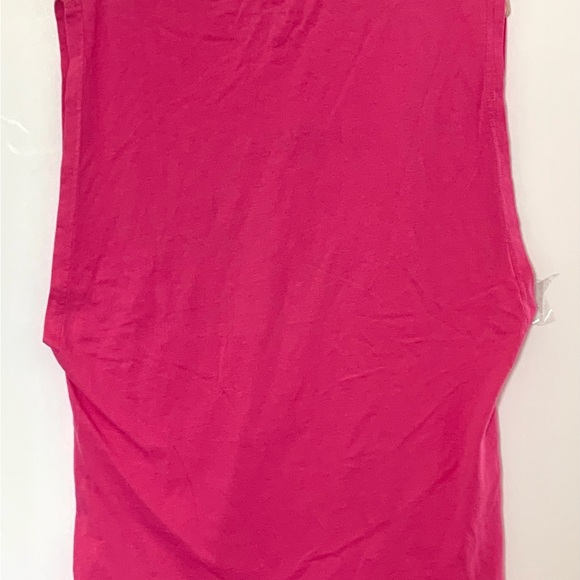 MAN boohooMAN men’s pink sleeveless TShirt chest 42 in length 28 in 100% cotton - Picture 4 of 7